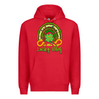 Red lucky vibes Premium Hoodie - Artiststas