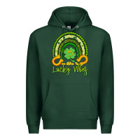 Sports Green lucky vibes Premium Hoodie - Artiststas