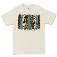 Bone tool leather leopard cowhide backround Premium Tee - RanaPortraitStore
