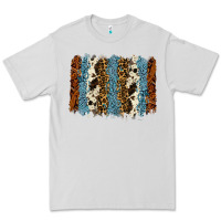 Dove Grey tool leather leopard cowhide backround Premium Tee - RanaPortraitStore