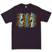 Plum tool leather leopard cowhide backround Premium Tee - RanaPortraitStore