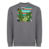 Storm cactus cowhide coaster Heavyweight Sweatshirt - JahusDesignShop
