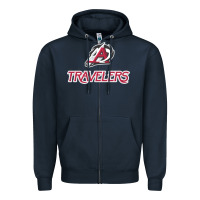 Navy arkansas travelers Zipper Hoodie - linhVisuals