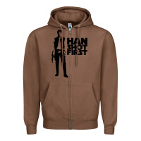 Chestnut han shot first Zipper Hoodie - linhVisuals