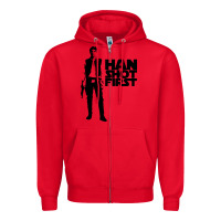 Red han shot first Zipper Hoodie - linhVisuals