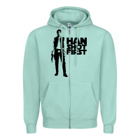 Seafoam han shot first Zipper Hoodie - linhVisuals