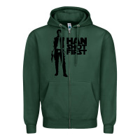 Sports Green han shot first Zipper Hoodie - linhVisuals
