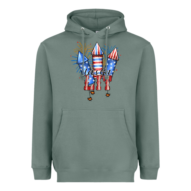 Let’s Get Lıt Heavyweight Hoodie by JahusDesignShop | Teevron