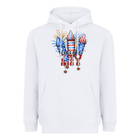 White Let’s Get Lıt Heavyweight Hoodie - JahusDesignShop