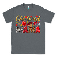 Charcoal Heather One loved mama valentines day Classic Tee - HowdyJamesFarm