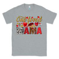 Heather Grey One loved mama valentines day Classic Tee - HowdyJamesFarm