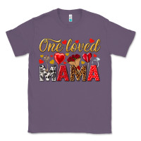 Lavender One loved mama valentines day Classic Tee - HowdyJamesFarm