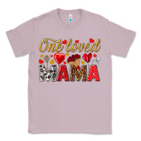 Lilac One loved mama valentines day Classic Tee - HowdyJamesFarm