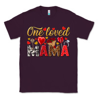 Plum One loved mama valentines day Classic Tee - HowdyJamesFarm