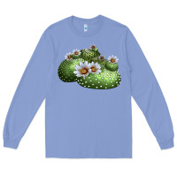 Colony Blue Blossfeldia Cactus Long Sleeve Tee - LillyAllenDesigns