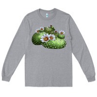 Heather Grey Blossfeldia Cactus Long Sleeve Tee - LillyAllenDesigns