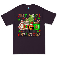 Plum just a girl who loves christmas Premium Tee - OliviaCreatesArt