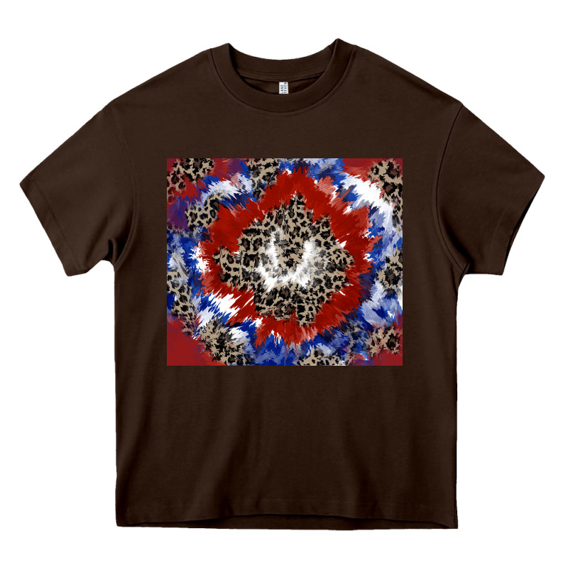 Patriotic Tie Dye Heavy Core Tee by CowGirlArtShop | Teevron