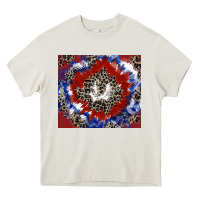 Cream patriotic tie dye Heavy Core Tee - CowGirlArtShop