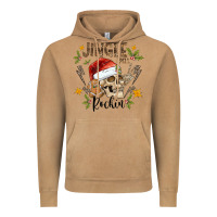 Vintage Camel jingle bell rock black Vintage Hoodie - CowhideDigitalArt