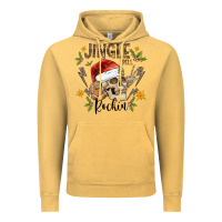 Vintage Mustard jingle bell rock black Vintage Hoodie - CowhideDigitalArt