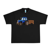 Black Farm Tractor Urban Heavy Tee - RanaPortraitStore