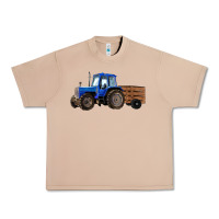 Burro Farm Tractor Urban Heavy Tee - RanaPortraitStore