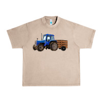 French Oak Farm Tractor Urban Heavy Tee - RanaPortraitStore