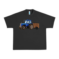Pigment Black Farm Tractor Urban Heavy Tee - RanaPortraitStore