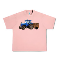 Salmon Farm Tractor Urban Heavy Tee - RanaPortraitStore