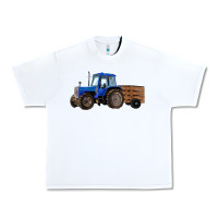 White Farm Tractor Urban Heavy Tee - RanaPortraitStore