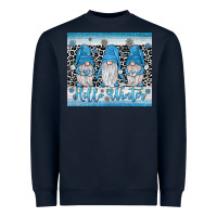 Navy hello winter gnome Heavyweight Sweatshirt - JahusDesignShop