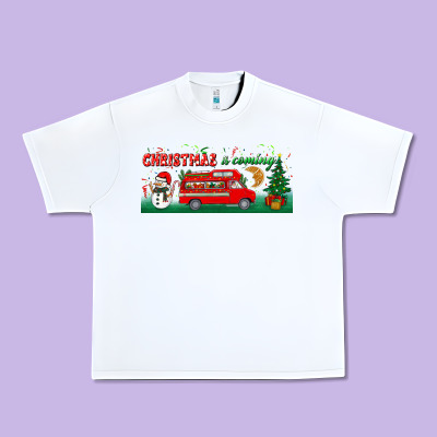 Christmas Is Coming Urban Heavy Tee Designed By Bundleandbundleshop