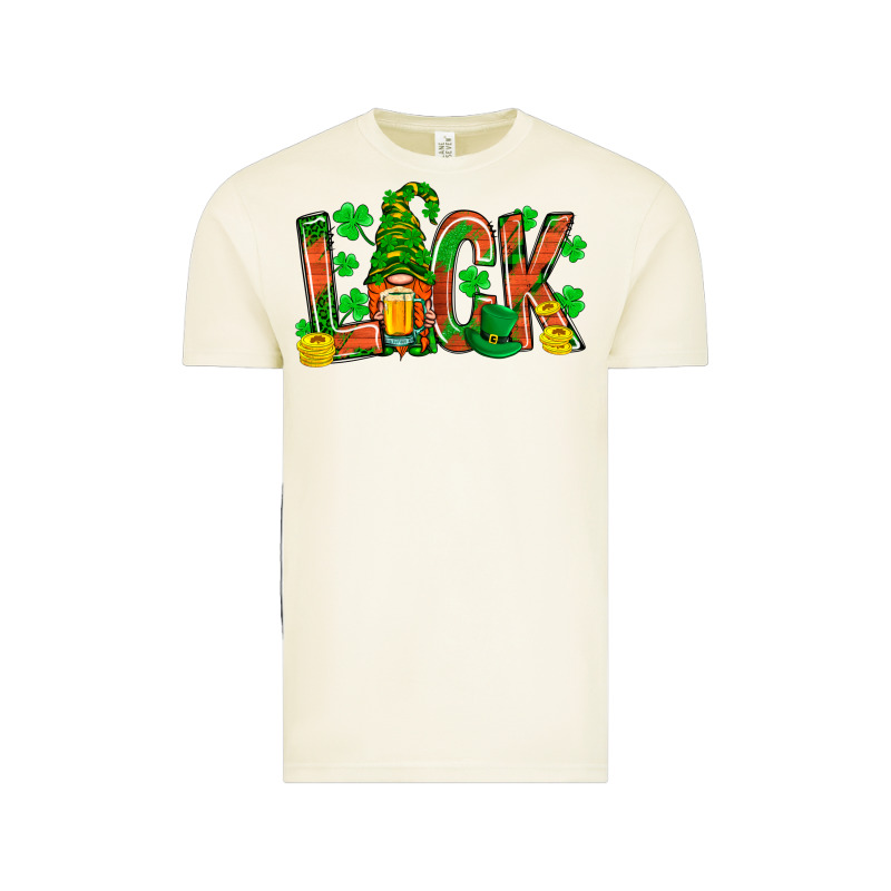 Western Luck With Gnome And Beer Vintage Tee by BundleAndBundleShop | Teevron
