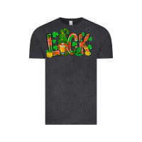 Vintage Black Western Luck With Gnome And Beer Vintage Tee - BundleAndBundleShop