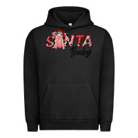 Pigment Black Christmas Santa Baby Urban Hoodie - RanaPortraitStore
