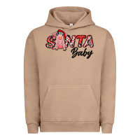Pigment Burro Christmas Santa Baby Urban Hoodie - RanaPortraitStore