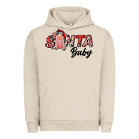 Pigment French Oak Christmas Santa Baby Urban Hoodie - RanaPortraitStore