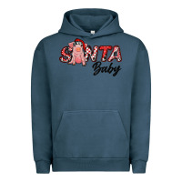 Pigment Midnight Navy Christmas Santa Baby Urban Hoodie - RanaPortraitStore