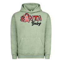 Pigment Oil Green Christmas Santa Baby Urban Hoodie - RanaPortraitStore
