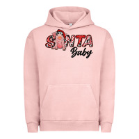Pigment Salmon Christmas Santa Baby Urban Hoodie - RanaPortraitStore