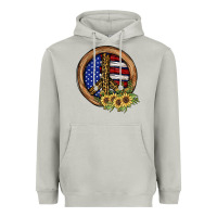 Moon Dust Peace Sign Heavyweight Hoodie - JahusDesignShop
