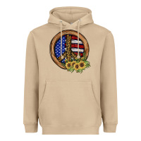 Mushroom Peace Sign Heavyweight Hoodie - JahusDesignShop