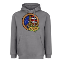 Storm Peace Sign Heavyweight Hoodie - JahusDesignShop