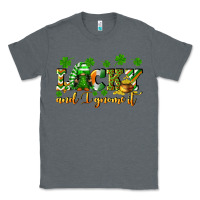 Charcoal Heather Lucky and i gnome it St. Patrick's Day Classic Tee - CowGirlArtShop