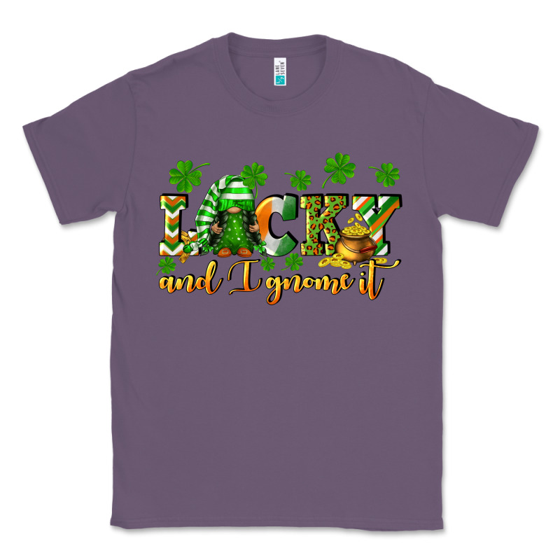 Lucky And I Gnome It St. Patrick's Day Classic Tee by CowGirlArtShop | Teevron