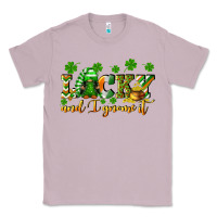 Lilac Lucky and i gnome it St. Patrick's Day Classic Tee - CowGirlArtShop