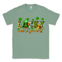 Sage Lucky and i gnome it St. Patrick's Day Classic Tee - CowGirlArtShop