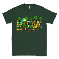 Sports Green Lucky and i gnome it St. Patrick's Day Classic Tee - CowGirlArtShop
