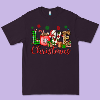 Love Christmas Premium Tee Designed By Oliviacreatesart